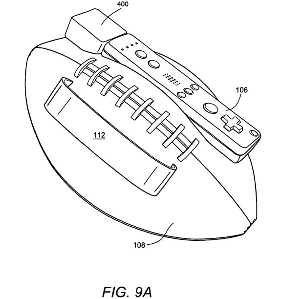 Nintendo Wii Football Controller Patent