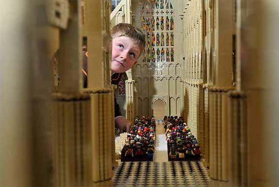 Westminster Abbey Made of LEGO