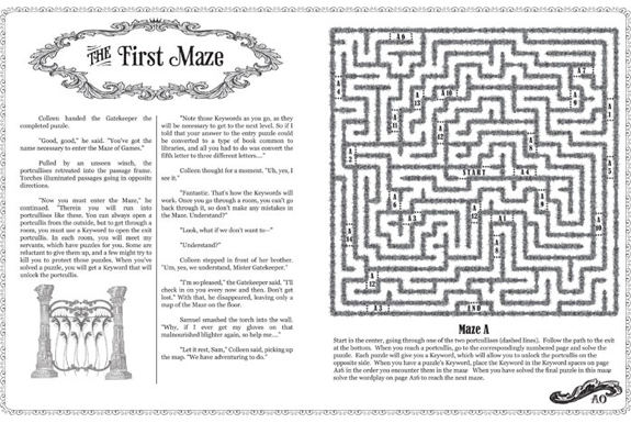 The Maze of Games: An Interactive Puzzle Novel